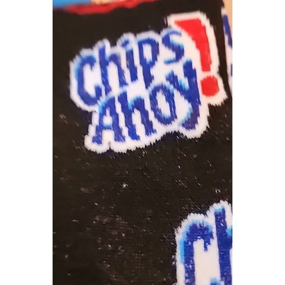 Adult Graphic Advertising Polyester Blend Crew Chips Ahoy Cookies size 6-12